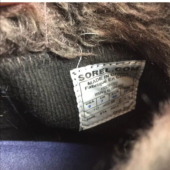 Sorel 9 Joan Of Arctic Faux Fur Wedge Ankle Bootie - Picture 5 of 5